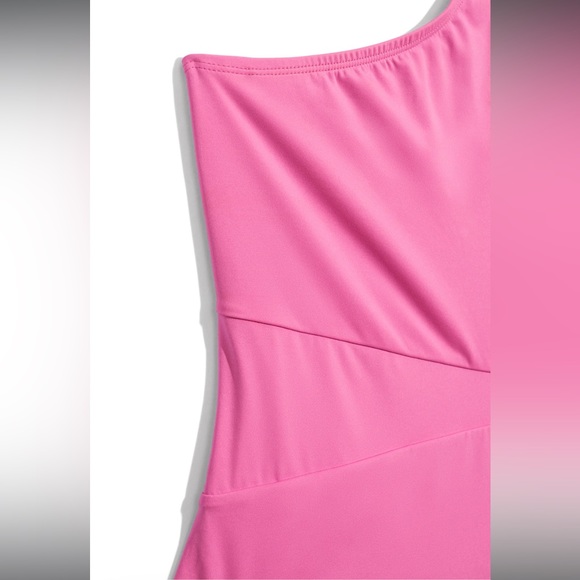 Women’s Liberty & Justice Women's One Shoulder High Leg Cheeky Cut Out One Piece - Picture 11 of 11